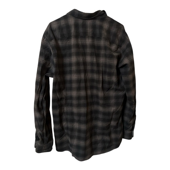Strellson Dark Plaid Cotton Button-Up Shirt - Picture 2 of 5